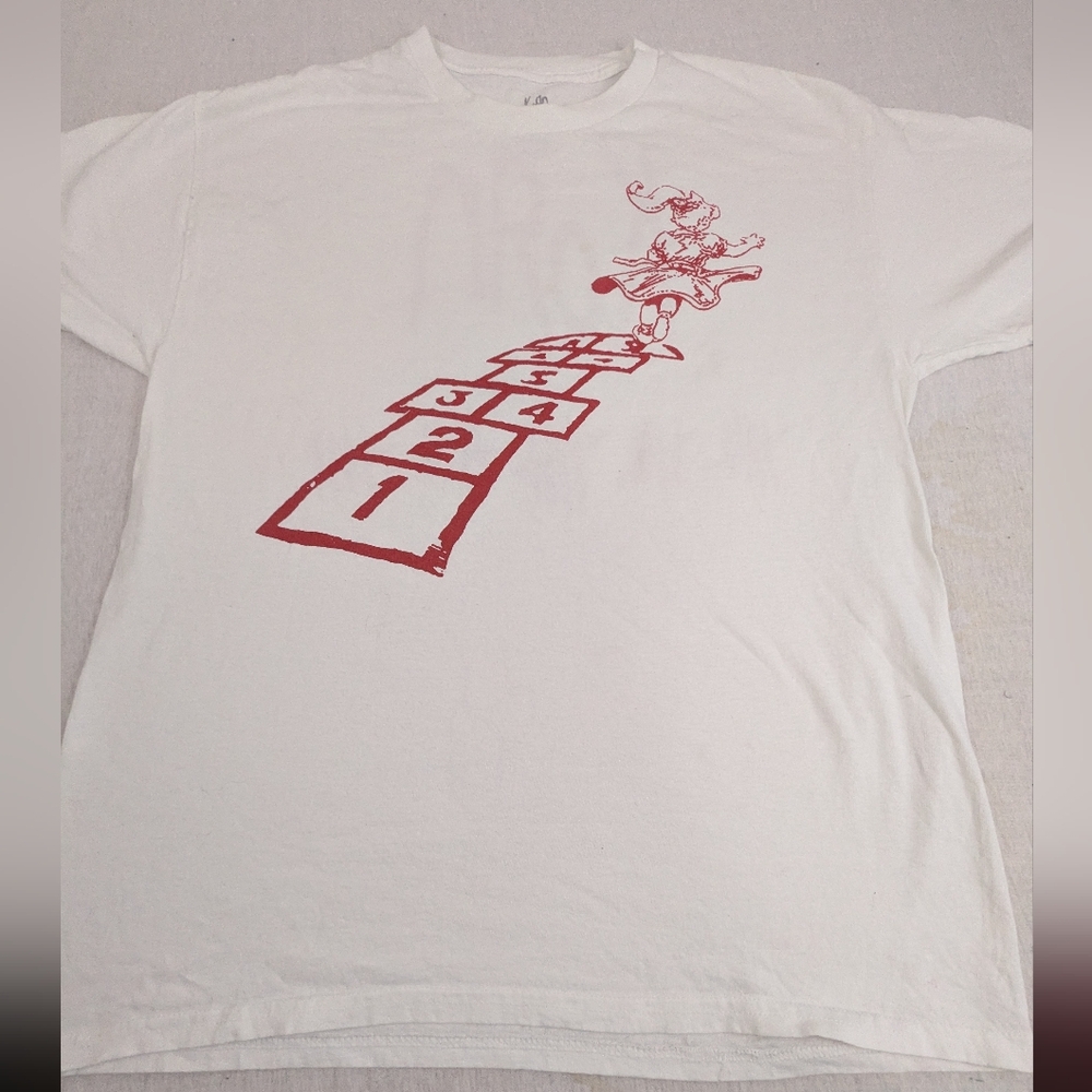 Korn Follow The Leaders Hopscotch Graphic Front White T-shirt Size Large